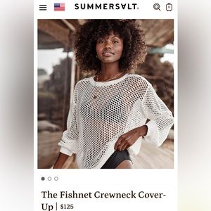 Summersalt mesh swimsuit cover up or top